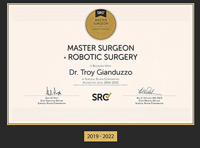 Master Surgeon in Robotic Surgery